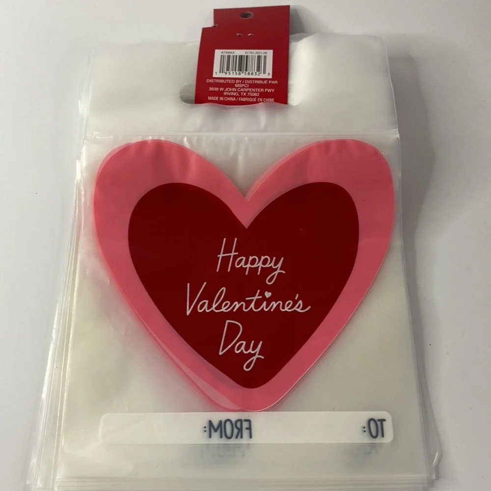 72 count Happy Valentine's Day treat party bags lot